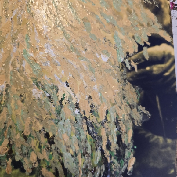 HANDCRAFTED Santa Clause Painting HANDMADE Holiday Art HANDPAINTED Wall Decor - Picture 16 of 17